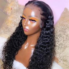 Perruque Brésilienne Deep Wave HD Lace  – Cheveux Humains 100 %