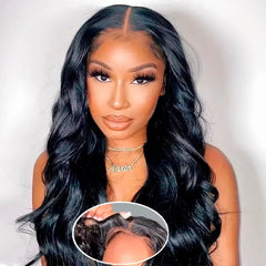Brazilian Body Wave HD Lace Wig – 100% Human Hair, Natural Looking